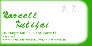 marcell kulifai business card